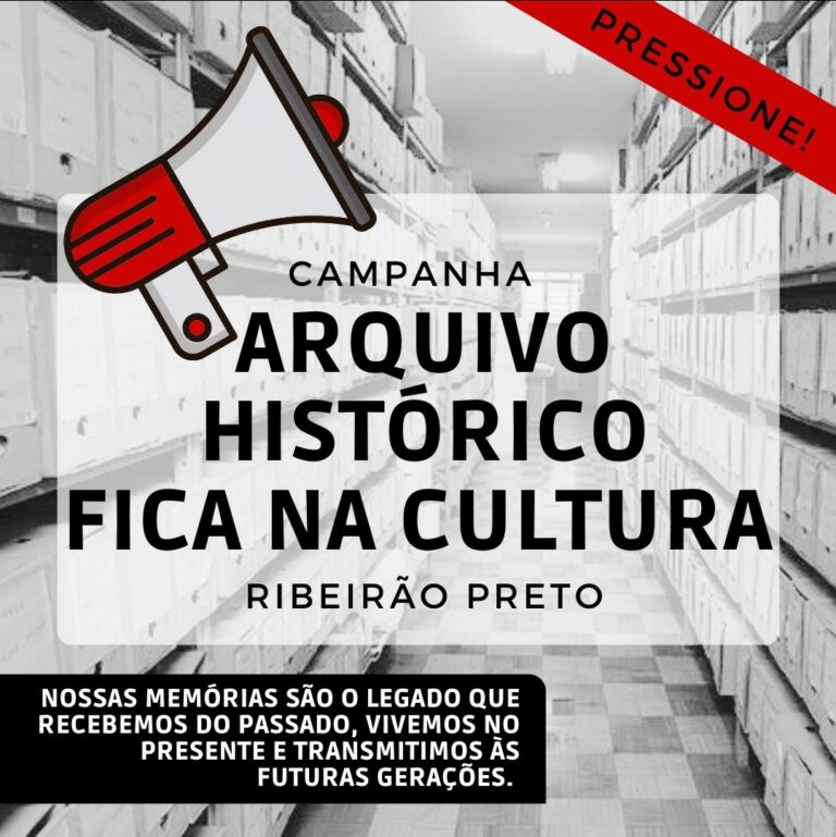 Carta Aberta da comunidade pede que prefeito Duarte Nogueira mantenha centenário Arquivo Histórico da cidade na Secretaria da Cultura e Turismo