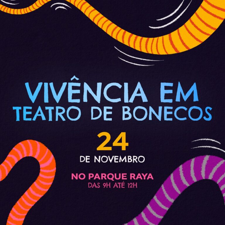 Grupo Teatro de Sobras promove Vivência em Teatro de Bonecos, no Parque Raya